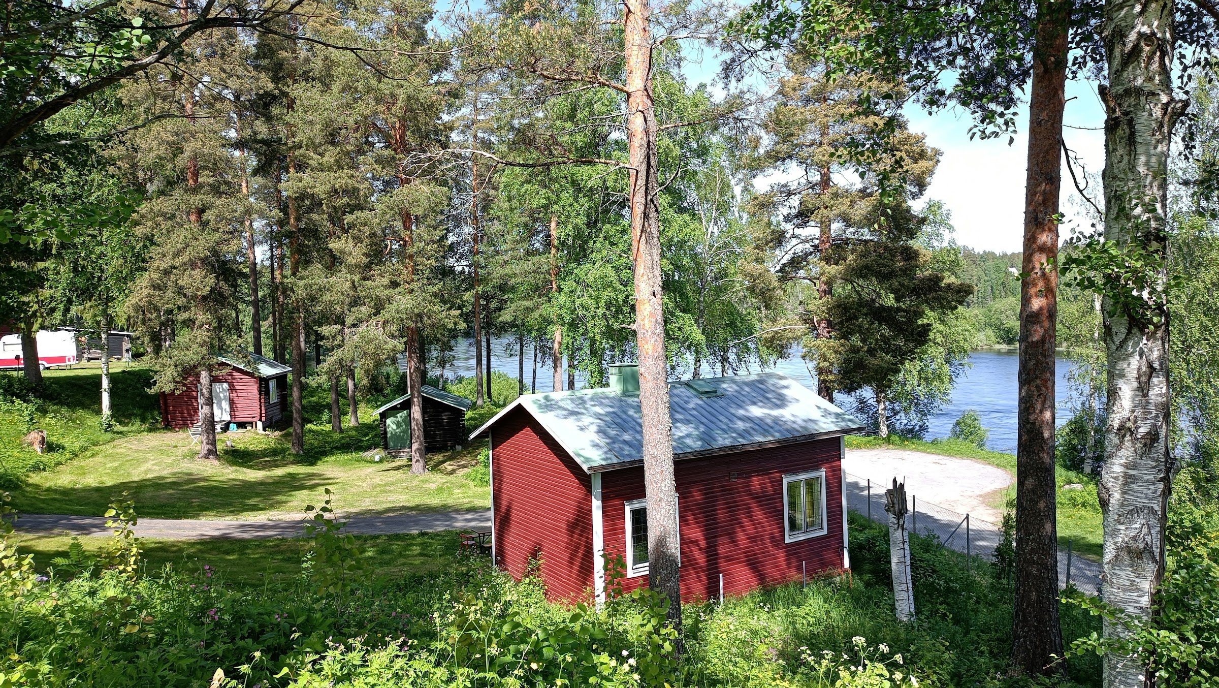 Selholmens Camping (Älvsbyn) - riverside taiga campsite